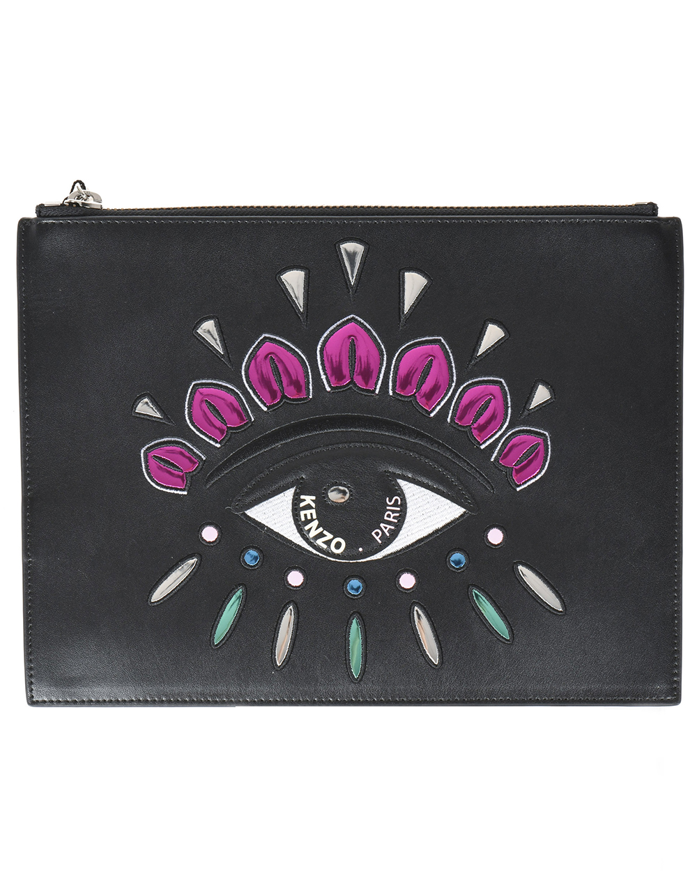 Kenzo Bag EYE CLUTCH Woman Black F852SA607L22 99A Sz.U MAKE OFFER