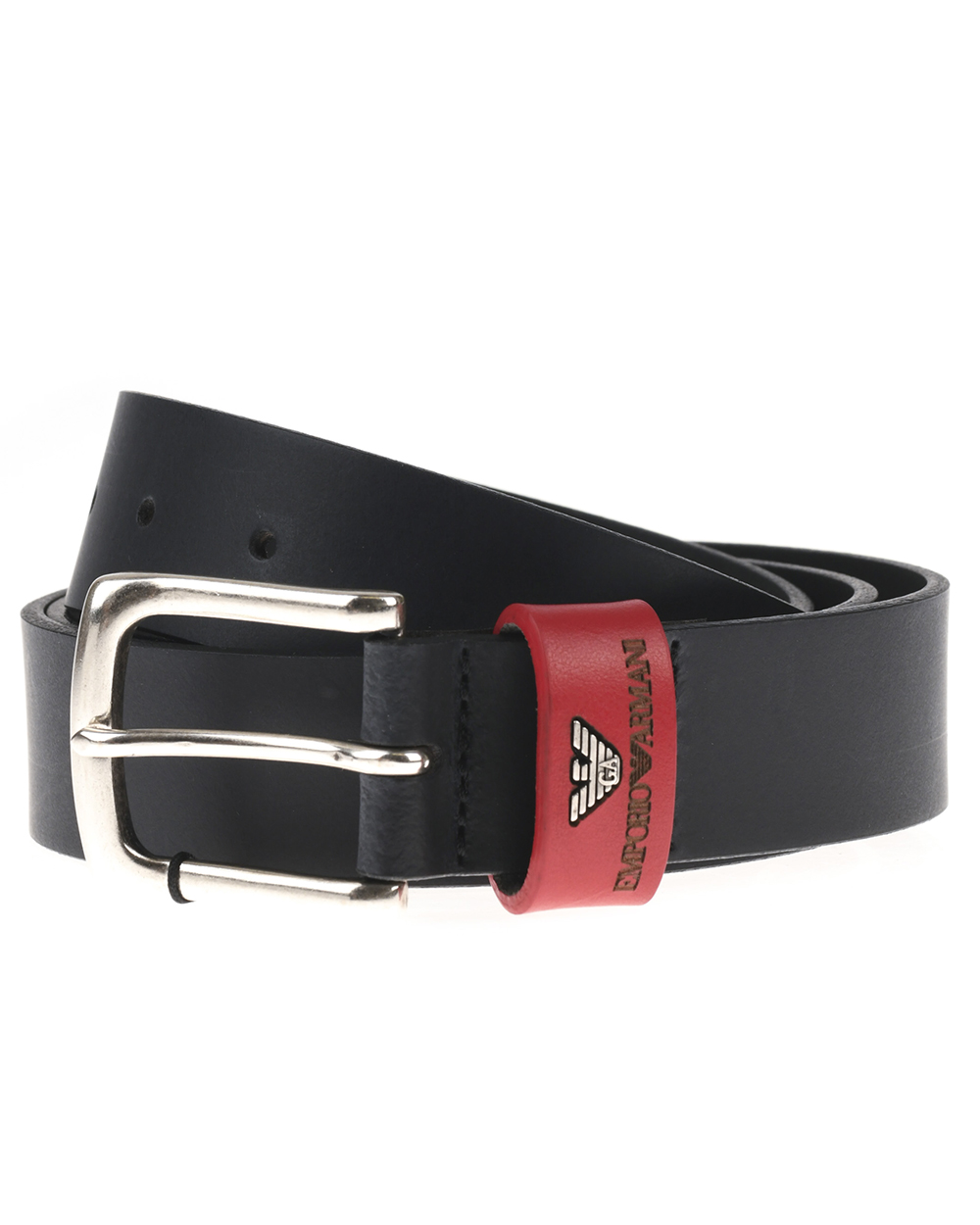 Emporio Armani Belt Leather ITALY Man Black Y4S198 YDD4G 83365 Sz. 110 OFFER