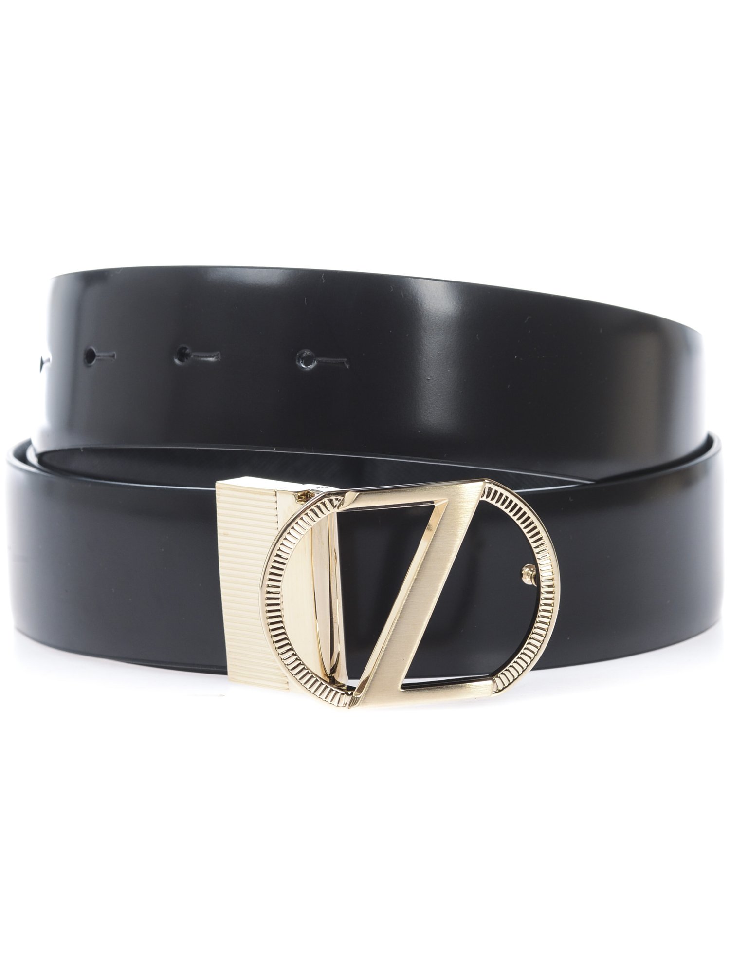 Cintura Zegna Belt Pelle MADE IN ITALY Uomo Nero BVARE1 980B FDN Tg. 90