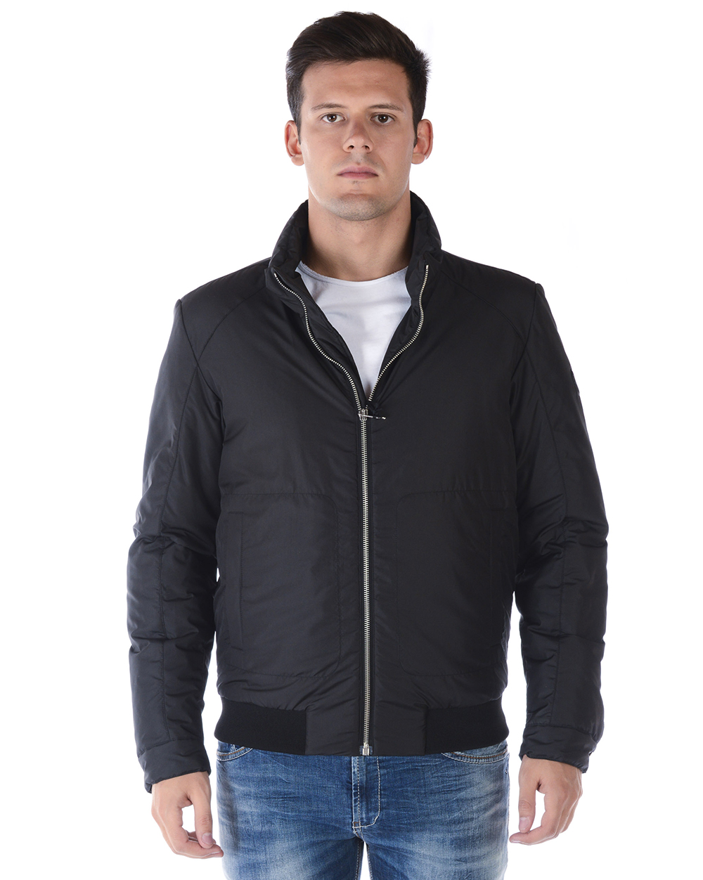 Giubbotto Giaccone Versace Collection Jacket Uomo Nero V500385SVT01877 V1008