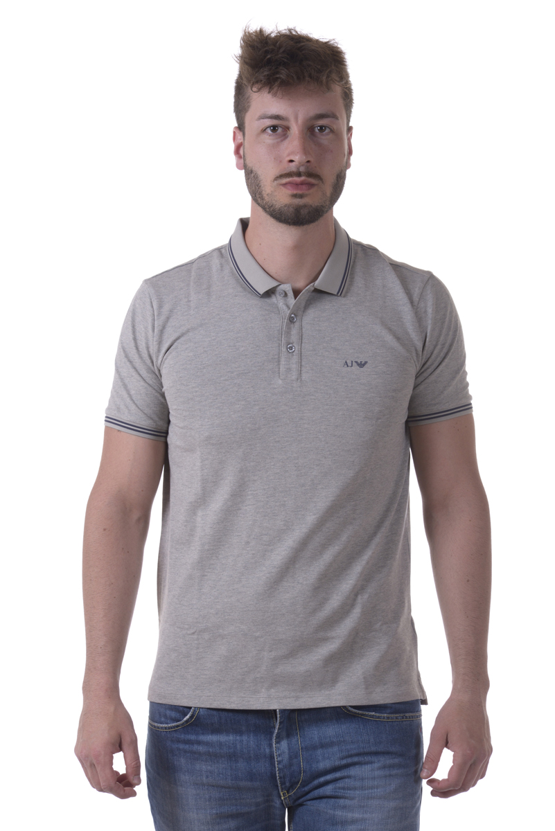 Polo Armani Jeans AJ Shirt Coton Homme Gris 8N6F2B6JPTZ N 3927 TL. S FAIRE OFFRE