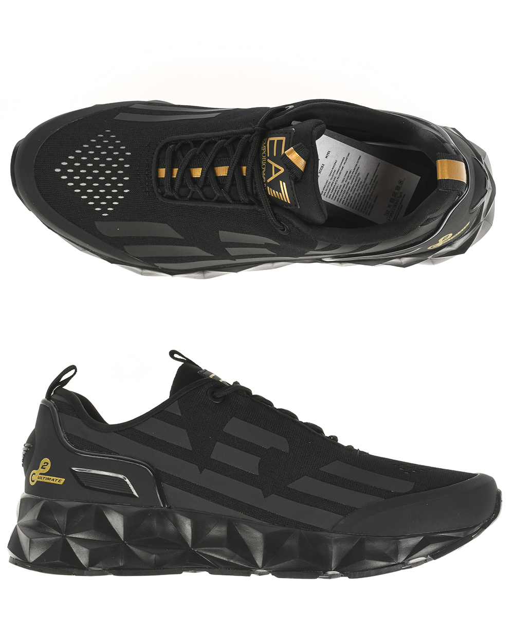Shoes Sneaker EMPORIO ARMANI EA7  Man Sz. US 6,5 X8X033XCC52 M701 Black