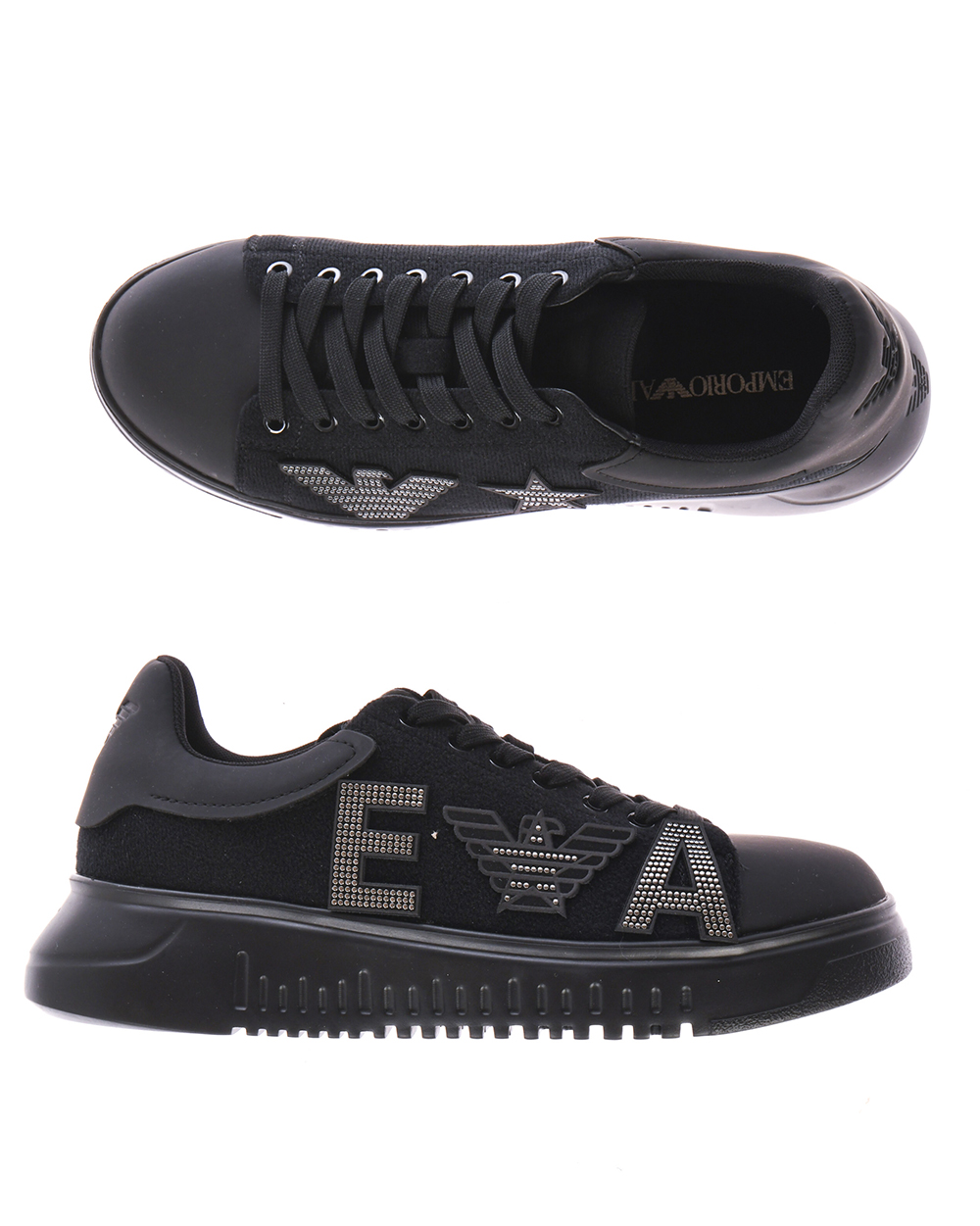 Emporio Armani Shoes Sneaker Man Black X4X264 XM043 K001 Sz. 43 MAKE OFFER