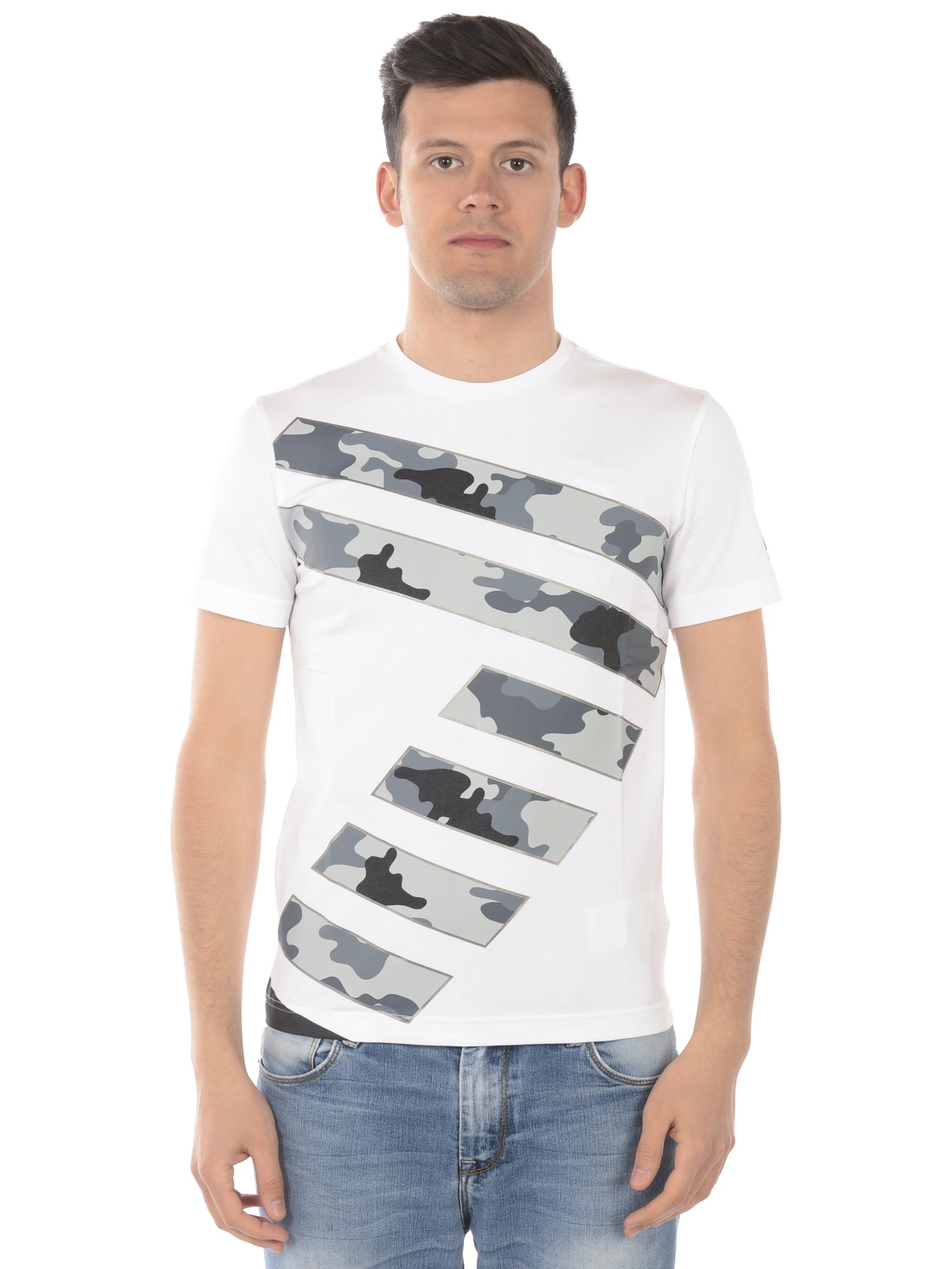 Emporio Armani Ea7 T Shirt Sweatshirt Man White 3GPT25 PJP6Z 1110 SzS MAKE OFFER