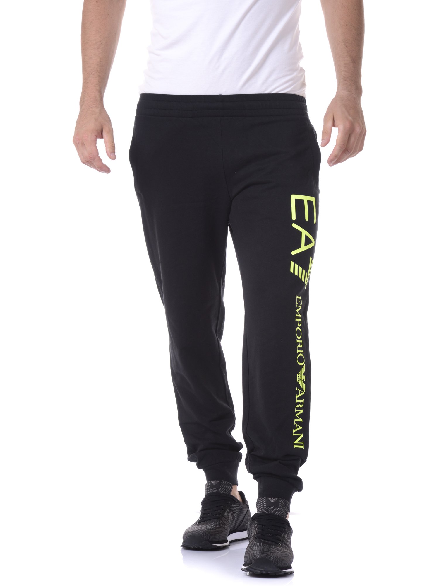 Tuta Emporio Armani EA7 Tracksuit Cotone Uomo Nero 8NPPA1PJ05Z 205