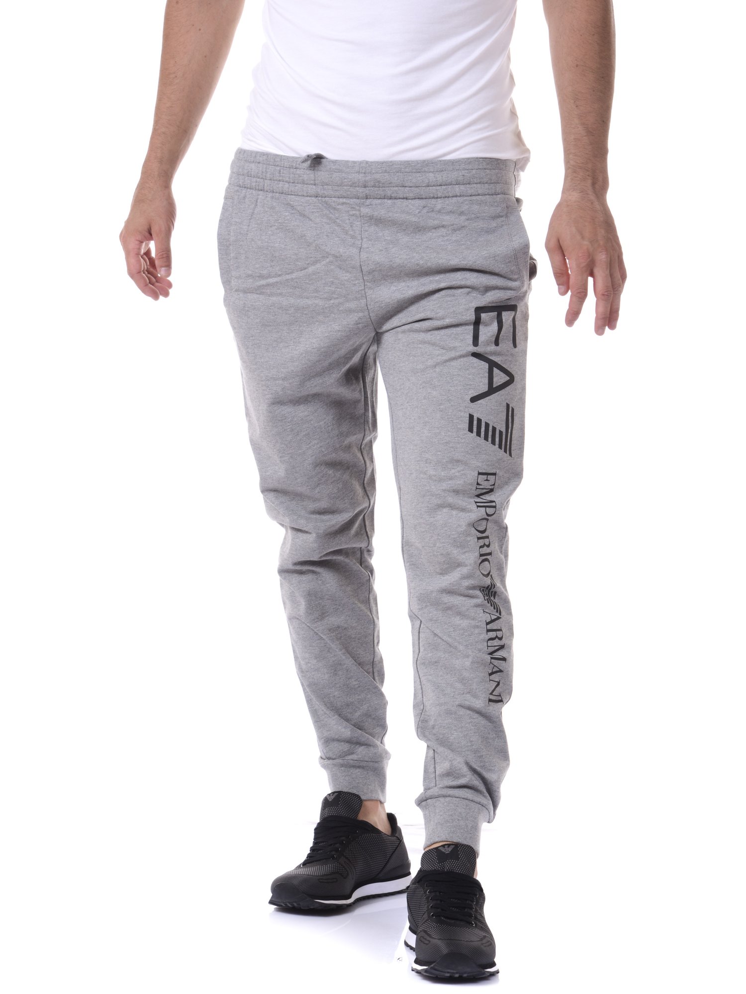 Tuta Emporio Armani EA7 Tracksuit Cotone Uomo Grigio 8NPPA3PJ05Z 3900