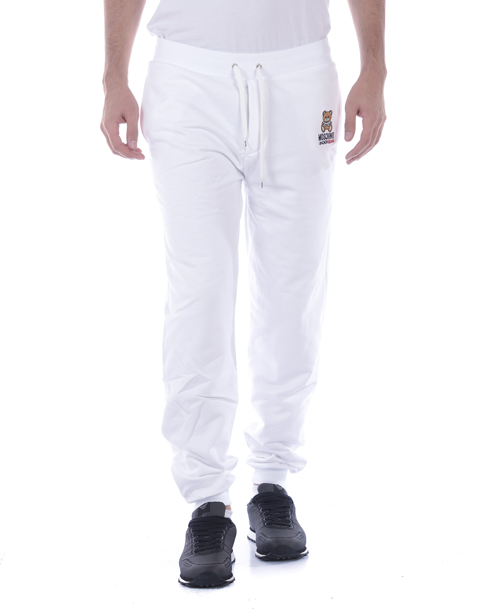 Tuta Moschino Underwear Tracksuit Cotone Uomo Bianco A42058104 1
