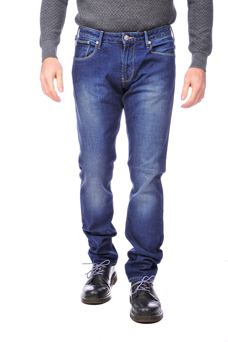 ARMANI JEANS - LIGHT BLUE - STRETCH DENIM COTTON