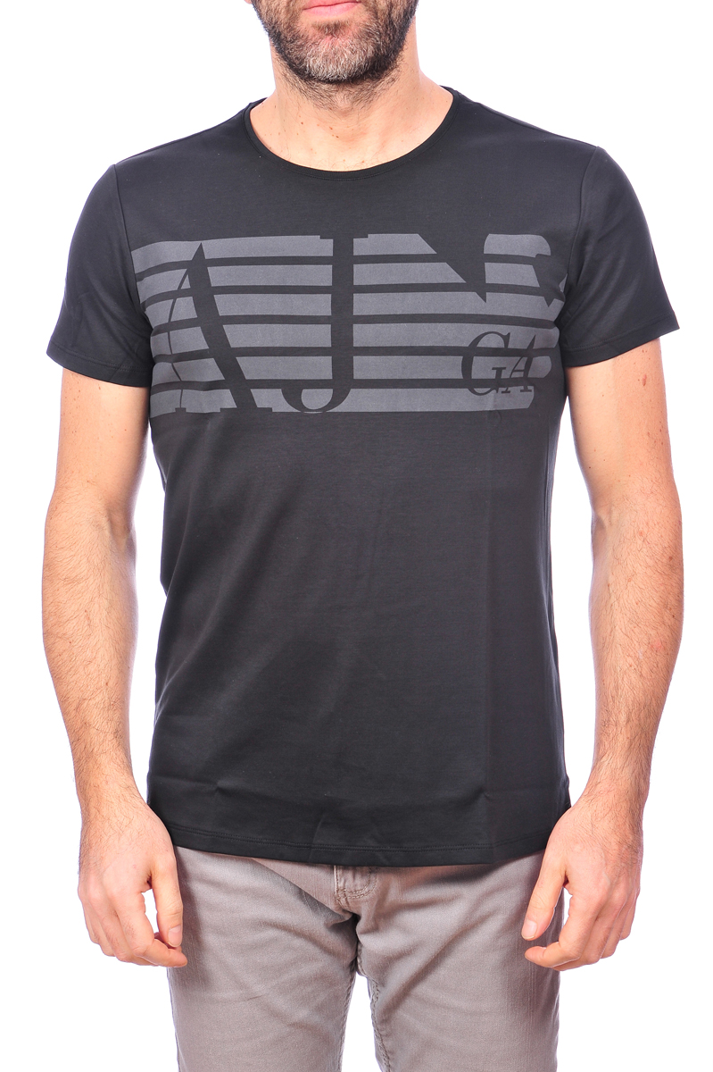 Armani Jeans AJ T-Shirt SLIM FIT Man Black B6H74BR 12 Sz XXS Armani Jeans AJ T-Shirt SLIM FIT Man Black B6H74BR 12 Sz XXS