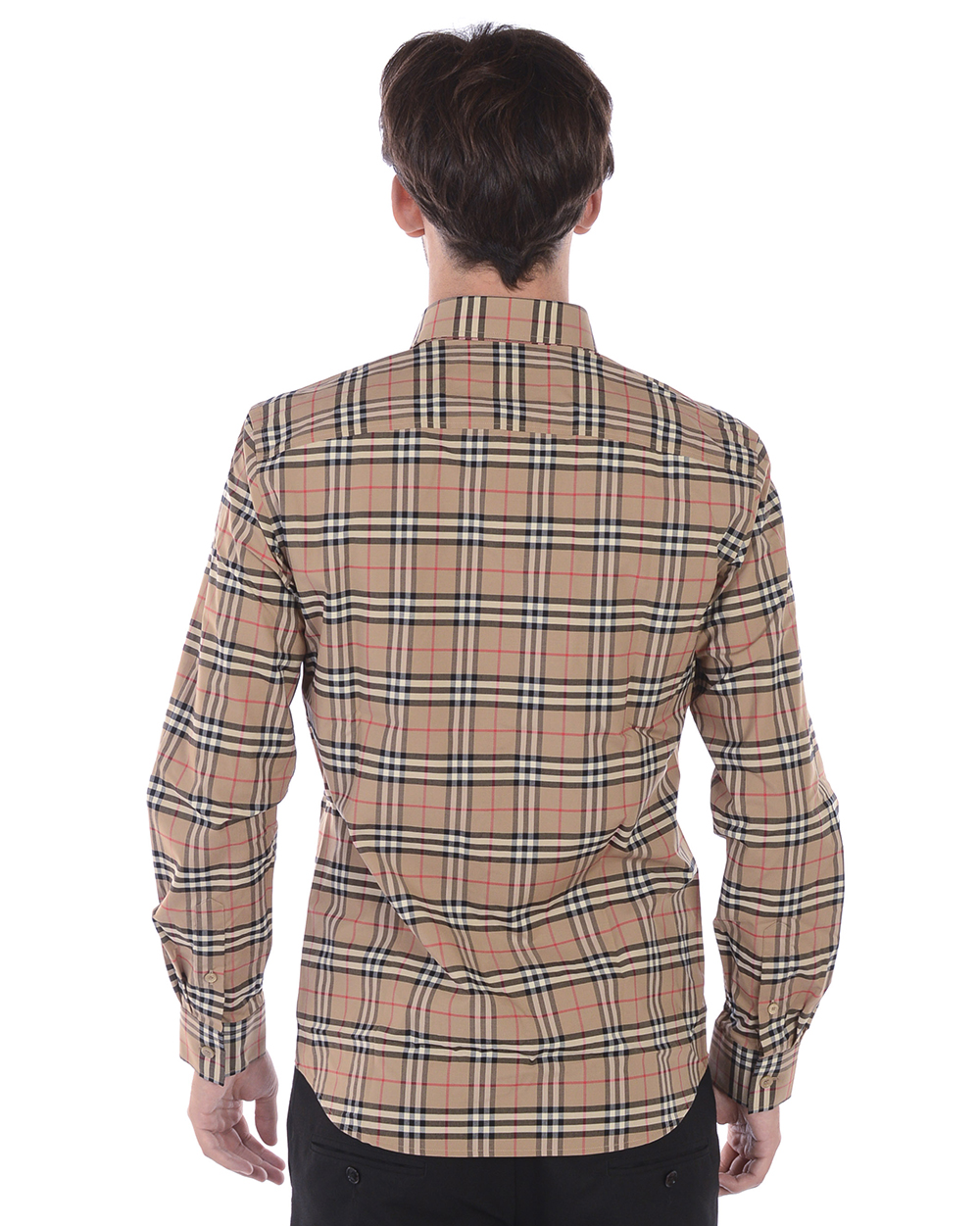 Burberry Shirt SIMPSON Man Beige 8020966 Sz. XL MAKE OFFER