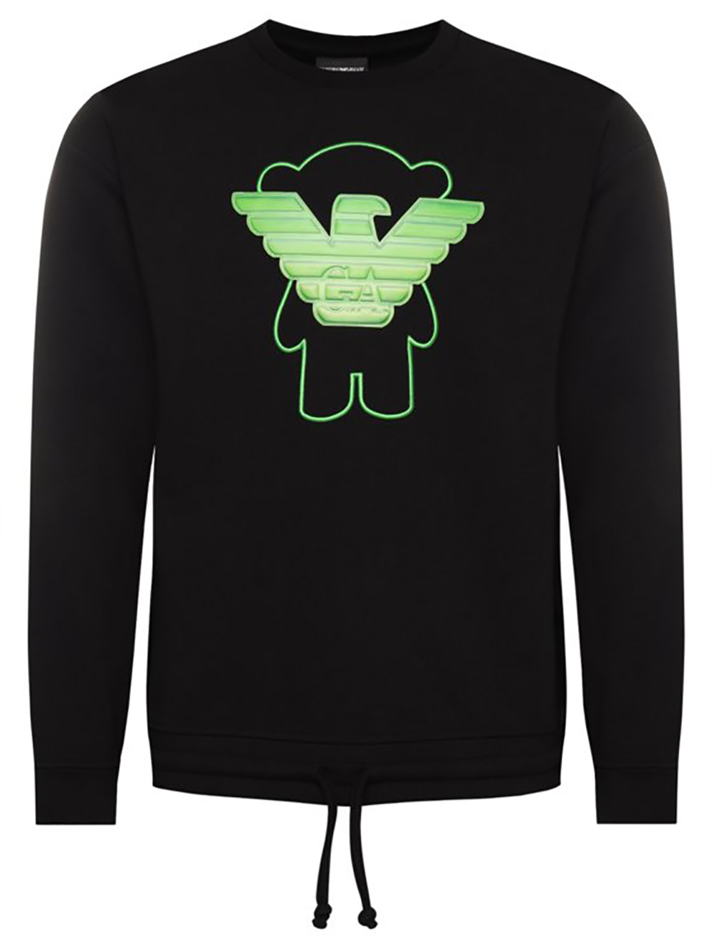 Emporio Armani Sweatshirt Hoodie MANGA BEAR Man Black Emporio Armani Sweatshirt Hoodie MANGA BEAR Man Black