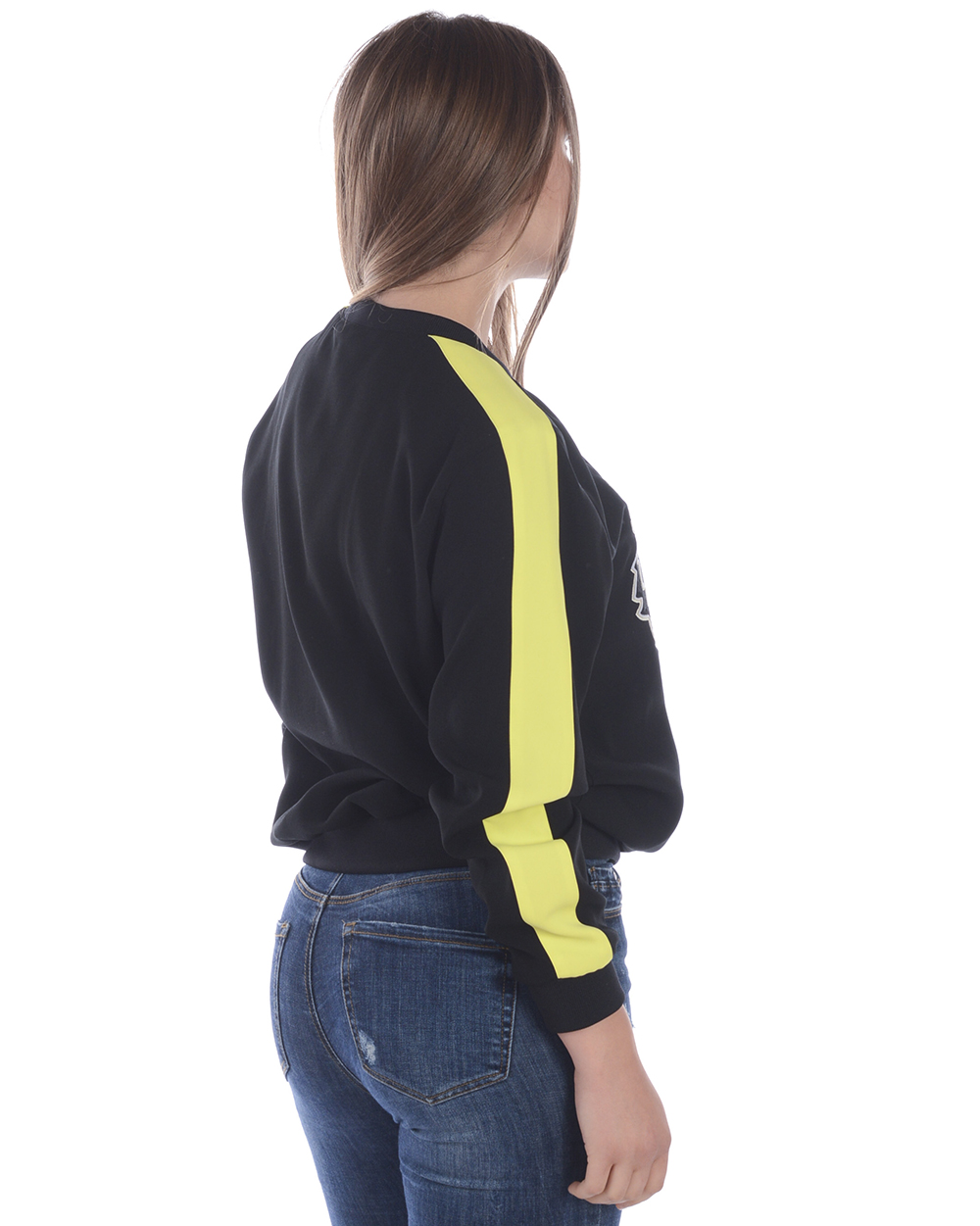Felpa Kenzo Sweatshirt Hoodie Donna Nero 5AC 2TO010 99 Tg. M