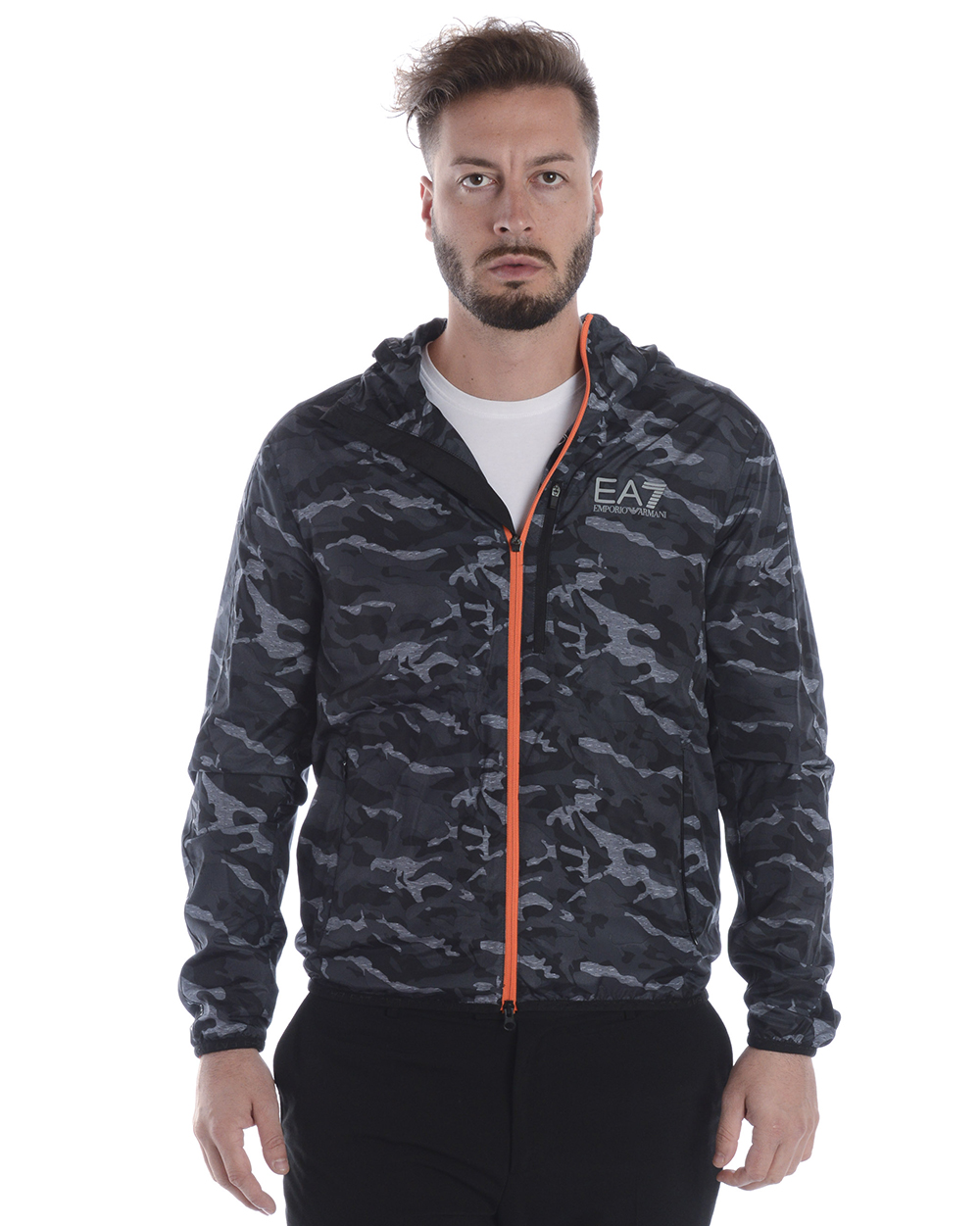 grey ea7 jacket