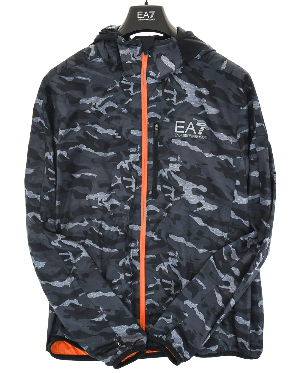 EMPORIO ARMANI 【EA7】ナイロンジャケット 総柄 XXL メンズ