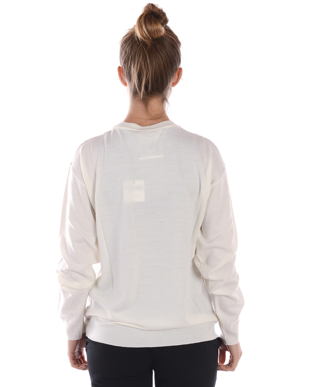 Moschino Sweater Pullover Wool ITALY Woman White V09195501