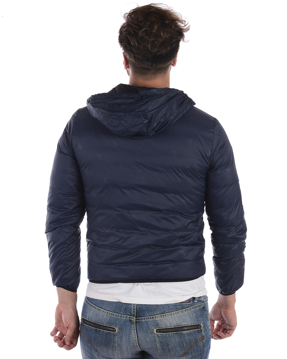 Emporio Armani Jacket DOUBLE FACE Man Black 8N1B511NJMZ 999 Emporio Armani Jacket DOUBLE FACE Man Black 8N1B511NJMZ 999