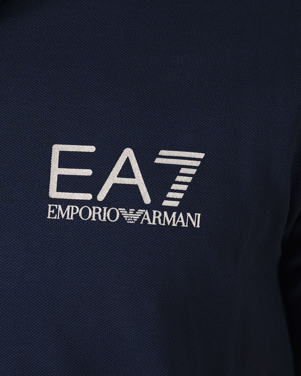 Emporio Armani EA7 Polo Shirt Cotton Man Blue 3ZPF52PJ04Z