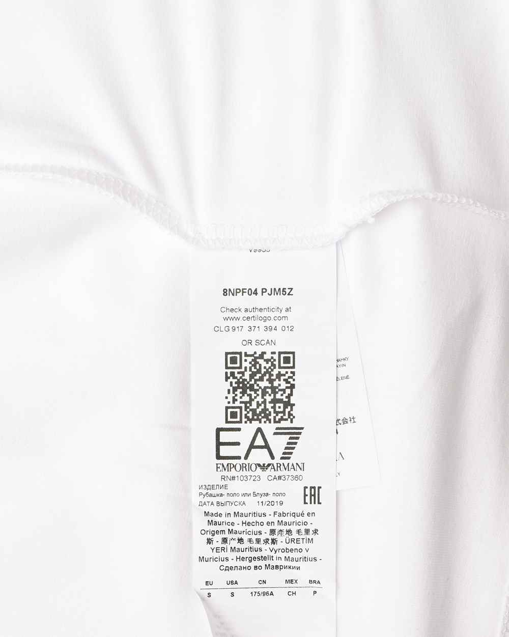 EA7 EMPORIO ARMANI ポロシャツ 8NPF04 PJM5Z ラバーロゴ EA7 EMPORIO ARMANI ポロシャツ 8NPF04 PJM5Z ラバーロゴ