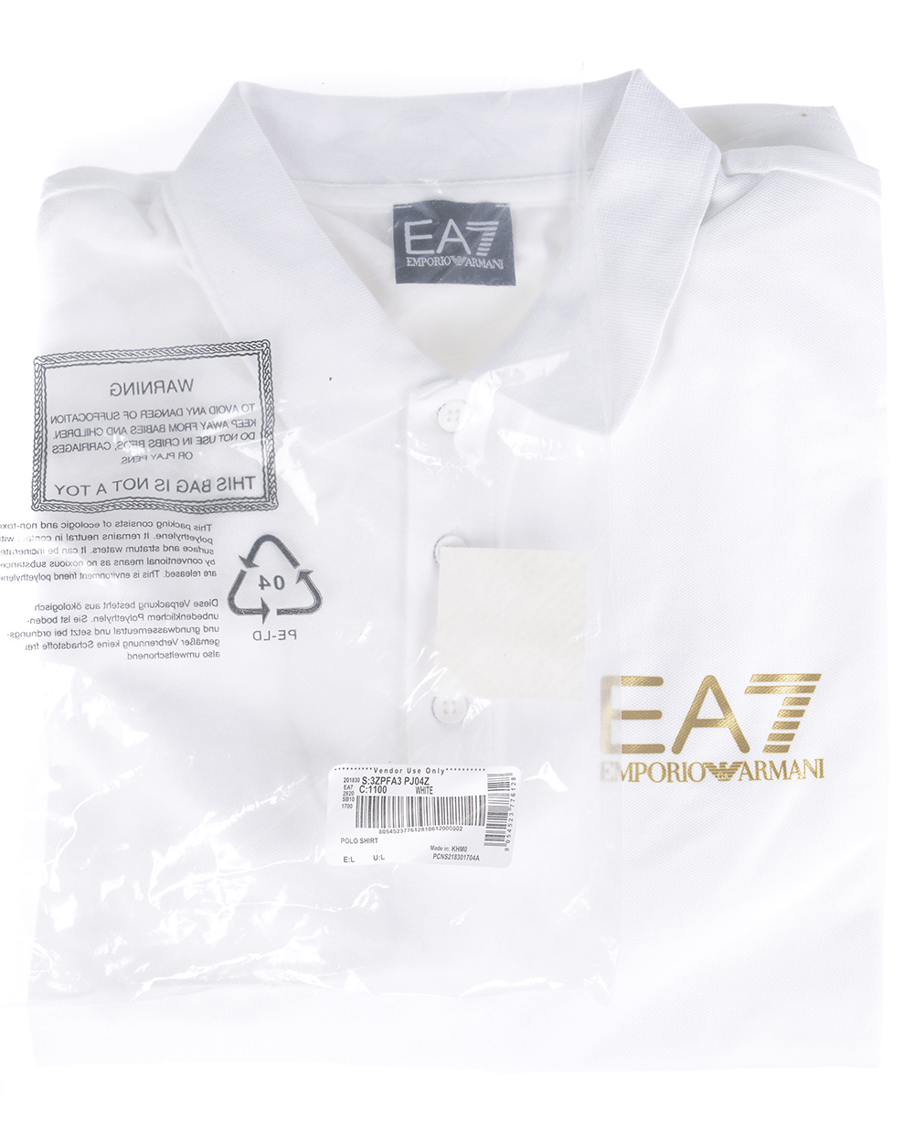 Amazon.com: Emporio Armani Polo Shirt Uomo 3Z1FL51JQYZ Blue