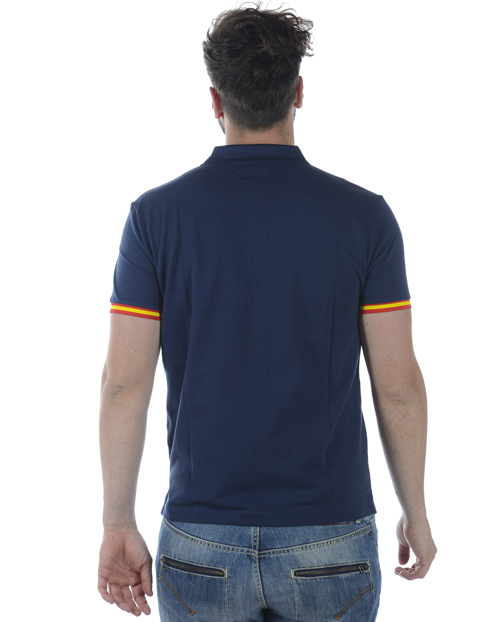 ＮＥＷ Emporio Armani 3KTV65-TJ3PZ-1554 Emporio Armani EA7 Polo Shirt Cotton Man Blue 3ZPFA3PJ04Z