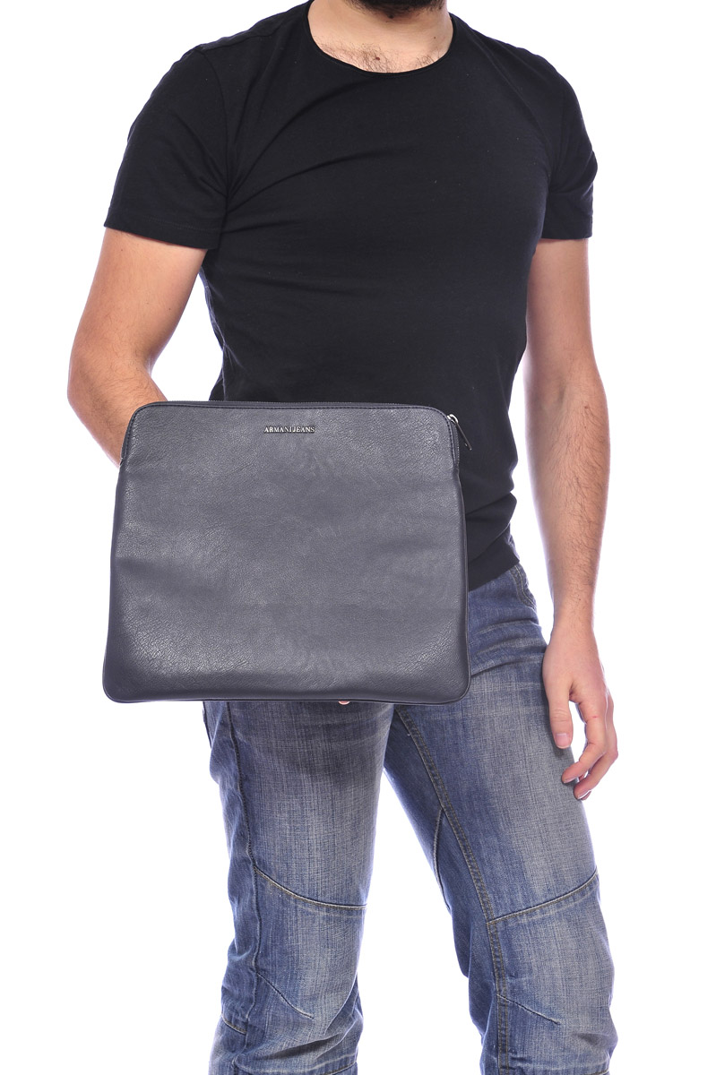 GIORGIO ARMANI ★ デニム ドキュメントケース Armani Jeans AJ Briefcase Man Blues C6245S2cam G8 Sz.U MAKE