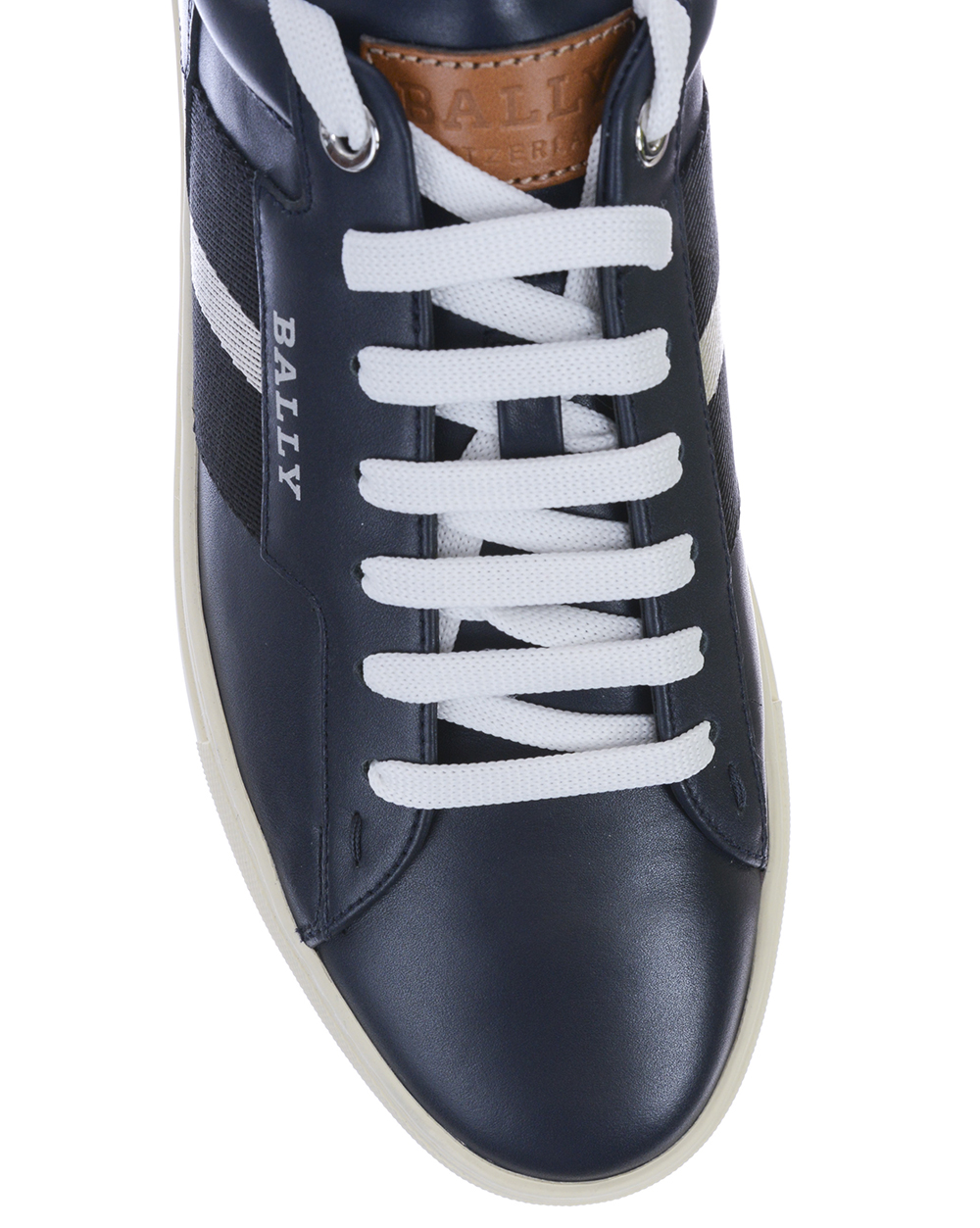 Bally Shoes HELVIO NEW Leather Men's Blue Sneaker Shoes