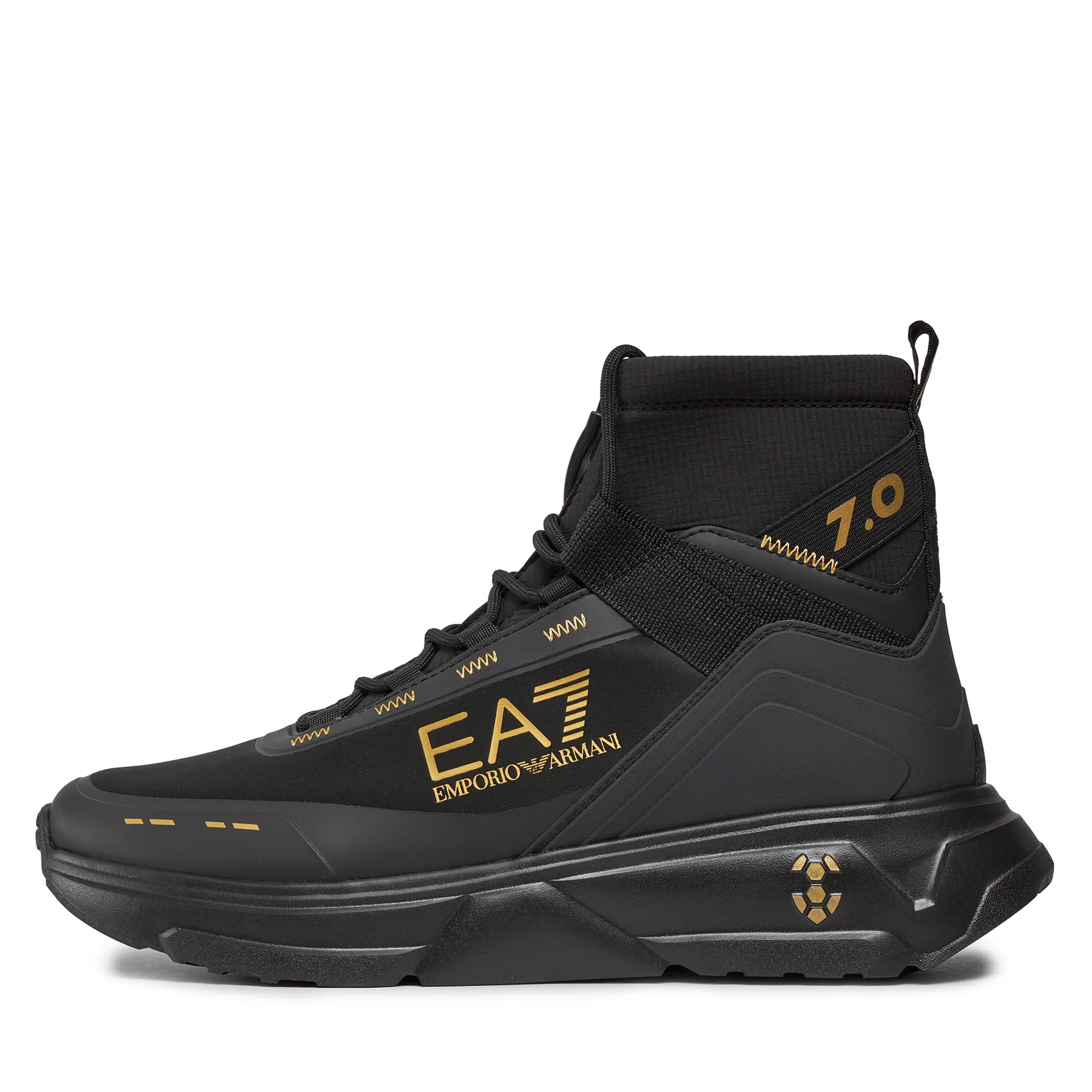 タイムセール)EA7 EMPORIO ARMANI メンズ/黒 (Sサイズ)