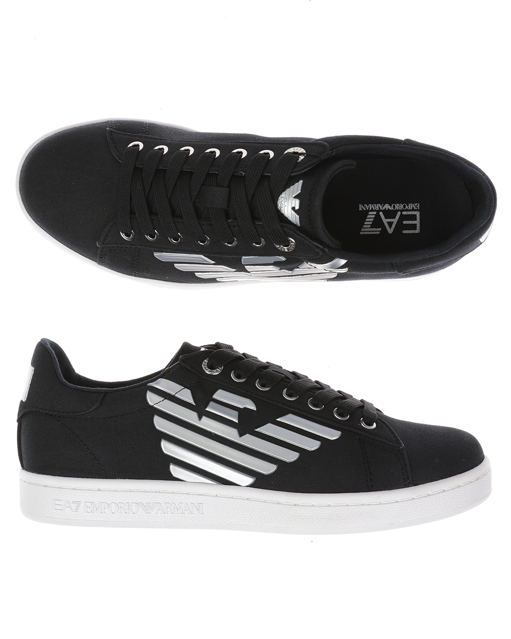Emporio Armani Ea7 Shoes Sneaker Man Black X8X001 XK124 N629