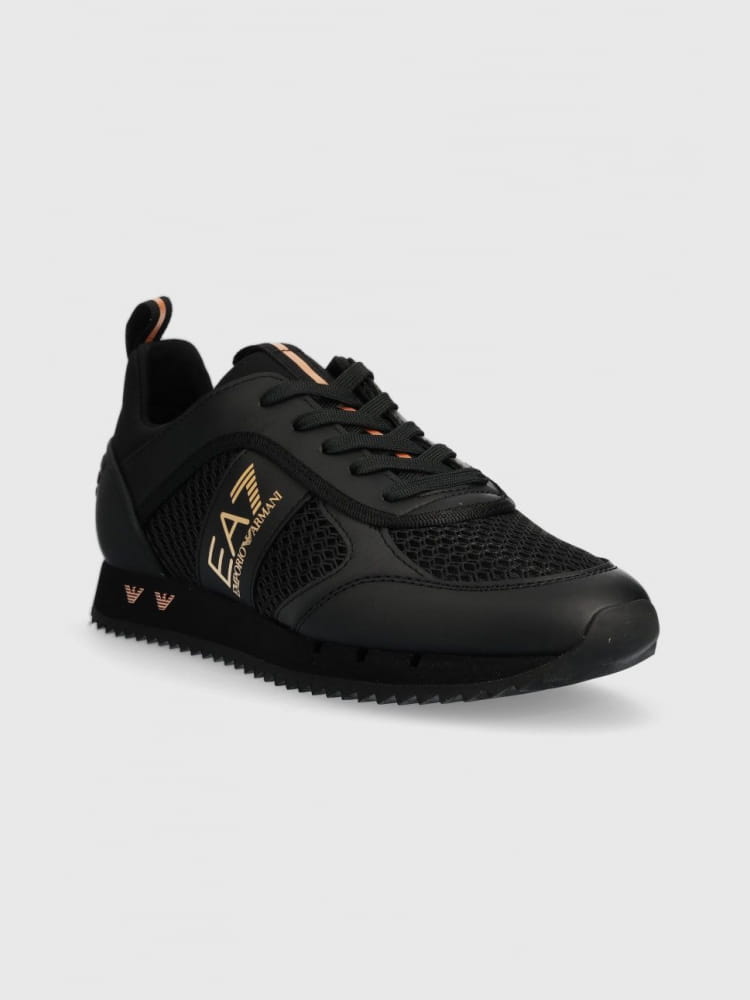 スニーカー EMPORIO ARMANI BLACK SNEAKERS Shoes Sneaker EMPORIO ARMANI EA7 Man Sz. US 5,5 X8X027XK050