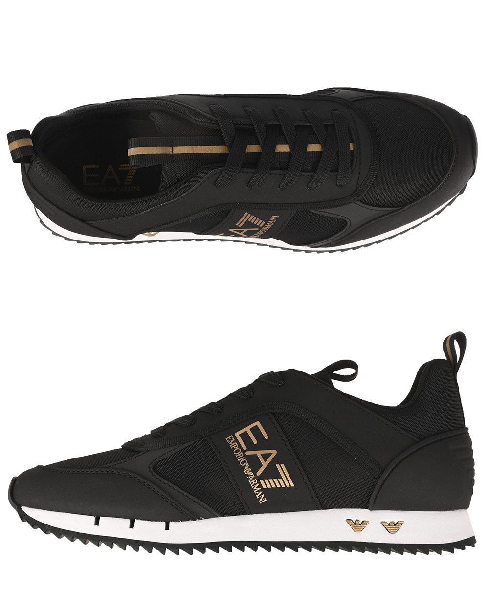 スニーカー EMPORIO ARMANI SNEAKER (X8X123XK300 R347) Amazon.com | Emporio Armani X8X027 XK347 Men's Shoes, Black