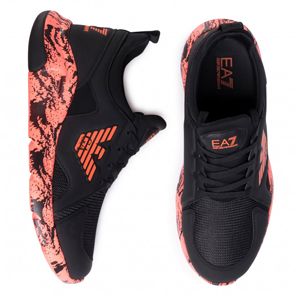 Emporio Armani Ea7 Shoes Sneaker Unisex Black X8X058 XK138 M538