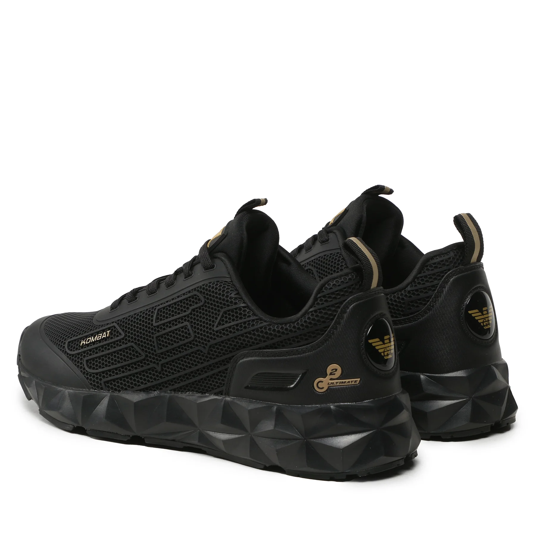 Black EA7 Emporio Armani B&W Laces - JD Sports Global