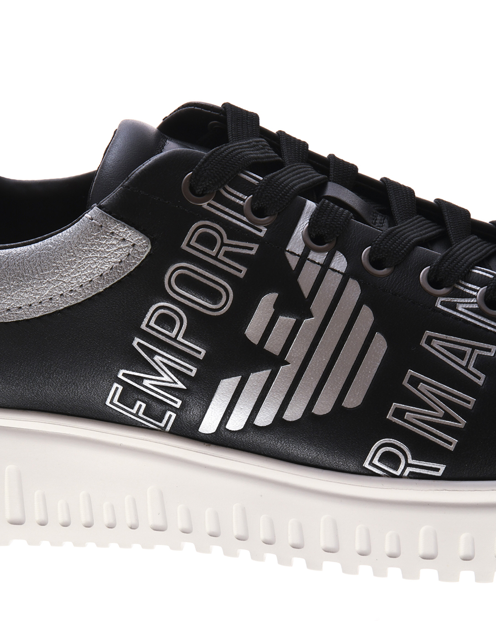 Emporio Armani Shoes Sneaker Man Black X4X264 XM041 A114 Sz