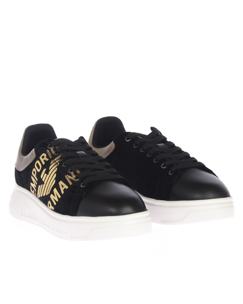 Emporio Armani Shoes Sneaker Man Black X4X264 XM042 R332 Sz