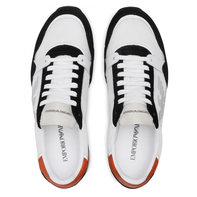 Shoes Sneaker EMPORIO ARMANI Man Sz. US 10 X4X537XM678 Q093