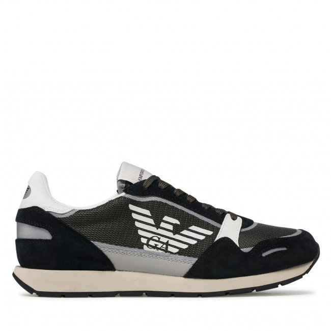 Shoes Sneaker EMPORIO ARMANI Man Sz. US 8,5 X4X537XM678 Q446