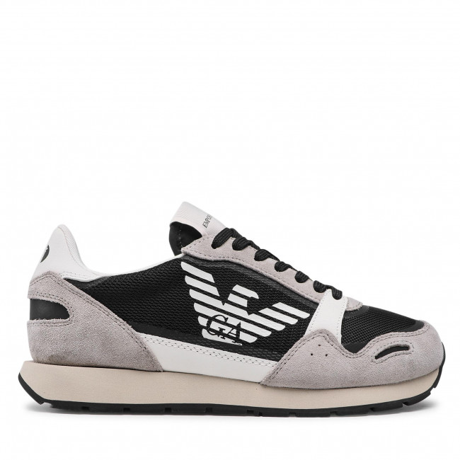 Shoes Sneaker EMPORIO ARMANI Man Sz. US 9,5 X4X537XM678 Q444