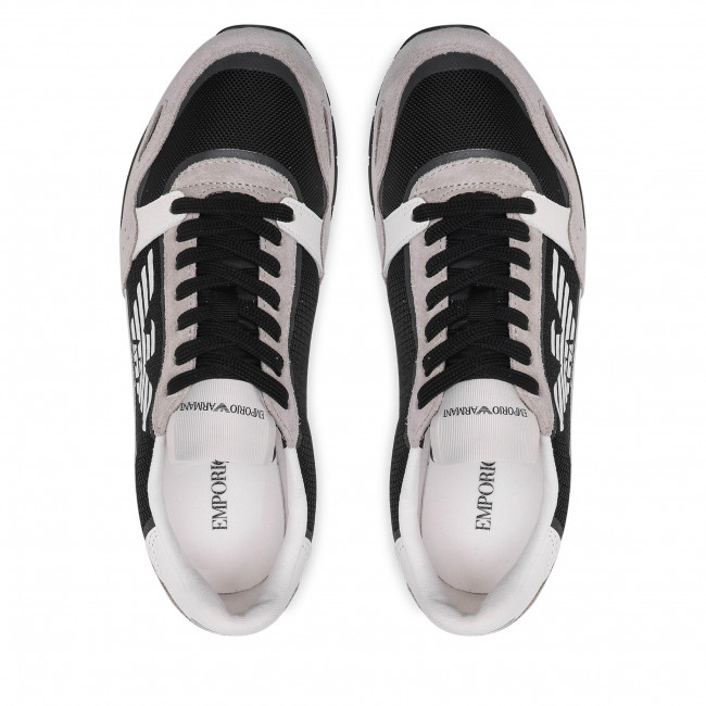 Shoes Sneaker EMPORIO ARMANI Man Sz. US 9,5 X4X537XM678 Q444