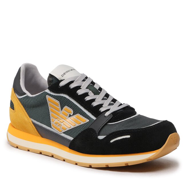 スニーカー EMPORIO ARMANI Men Sneakers Blue X4X633XR325 N151 Shoes Sneakers EMPORIO ARMANI Men Sz.10.5 US X4X537XN730