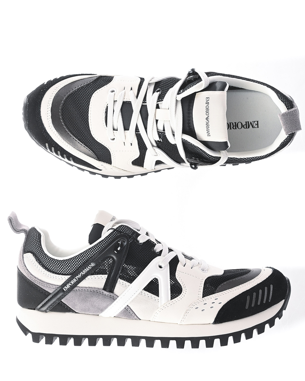 Shoes Sneaker EMPORIO ARMANI Man Sz. US 9,5 X4X555XN195 Q837