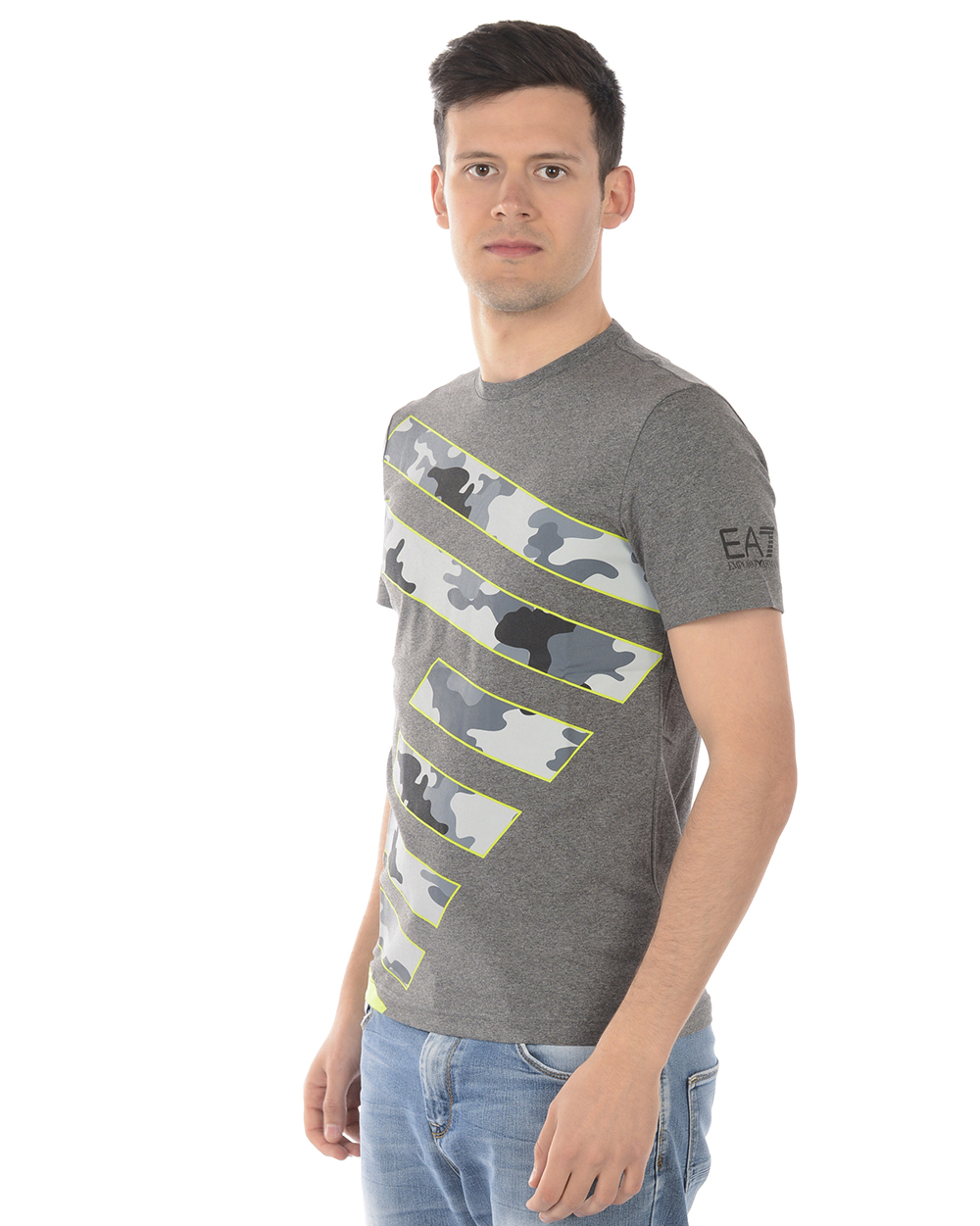 Tシャツ・カットソー EMPORIO ARMANI SS25 PULLOVER (EM000672 AF13907 UC001) Dynamic Athlete T-shirt in VIGOR7 technical fabric | EA7