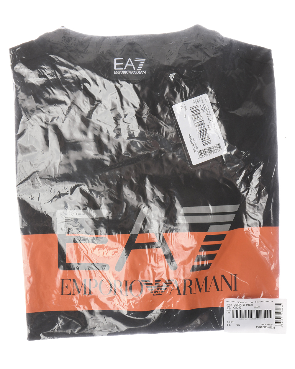 ★ EA7 ★ Tシャツ EMPORIO ARMANI EA7 (エンポリオ アルマーニ) BIGロゴ クルー