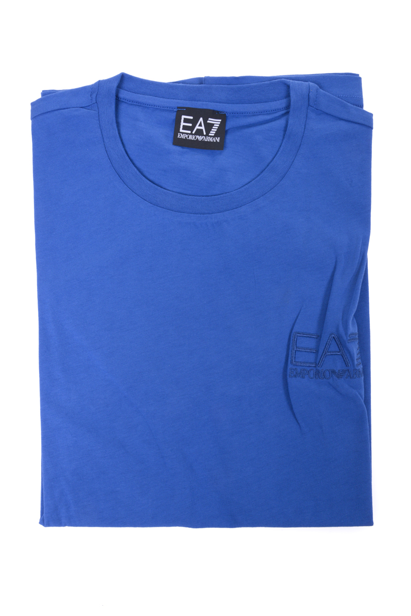 Tシャツ・カットソー EMPORIO ARMANI Men T-shirt Blue 1 3D1TA21JUVZ 09R4 Emporio Armani Outlet: T-shirt men - Blue 1 | Emporio Armani
