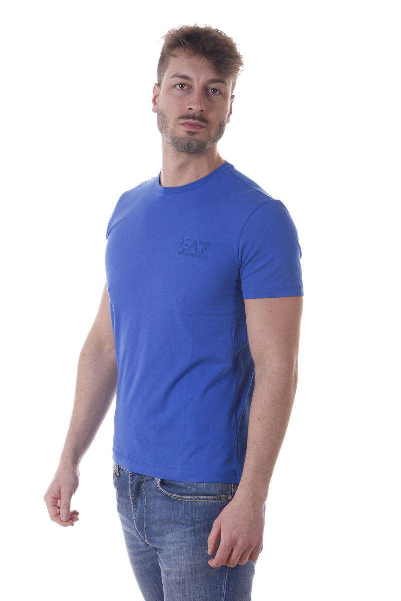 Tシャツ・カットソー EMPORIO ARMANI Men T-shirt Blue 1 3D1TA21JUVZ 09R4 Emporio Armani Outlet: T-shirt men - Blue 1 | Emporio Armani