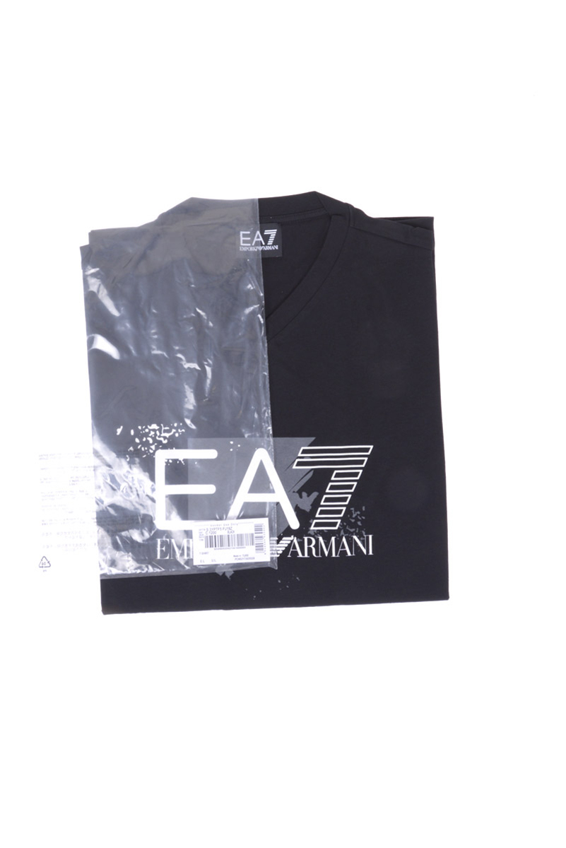 Emporio Armani EA7 T-Shirt Sweatshirt Man Black 3YPTF5PJ18Z