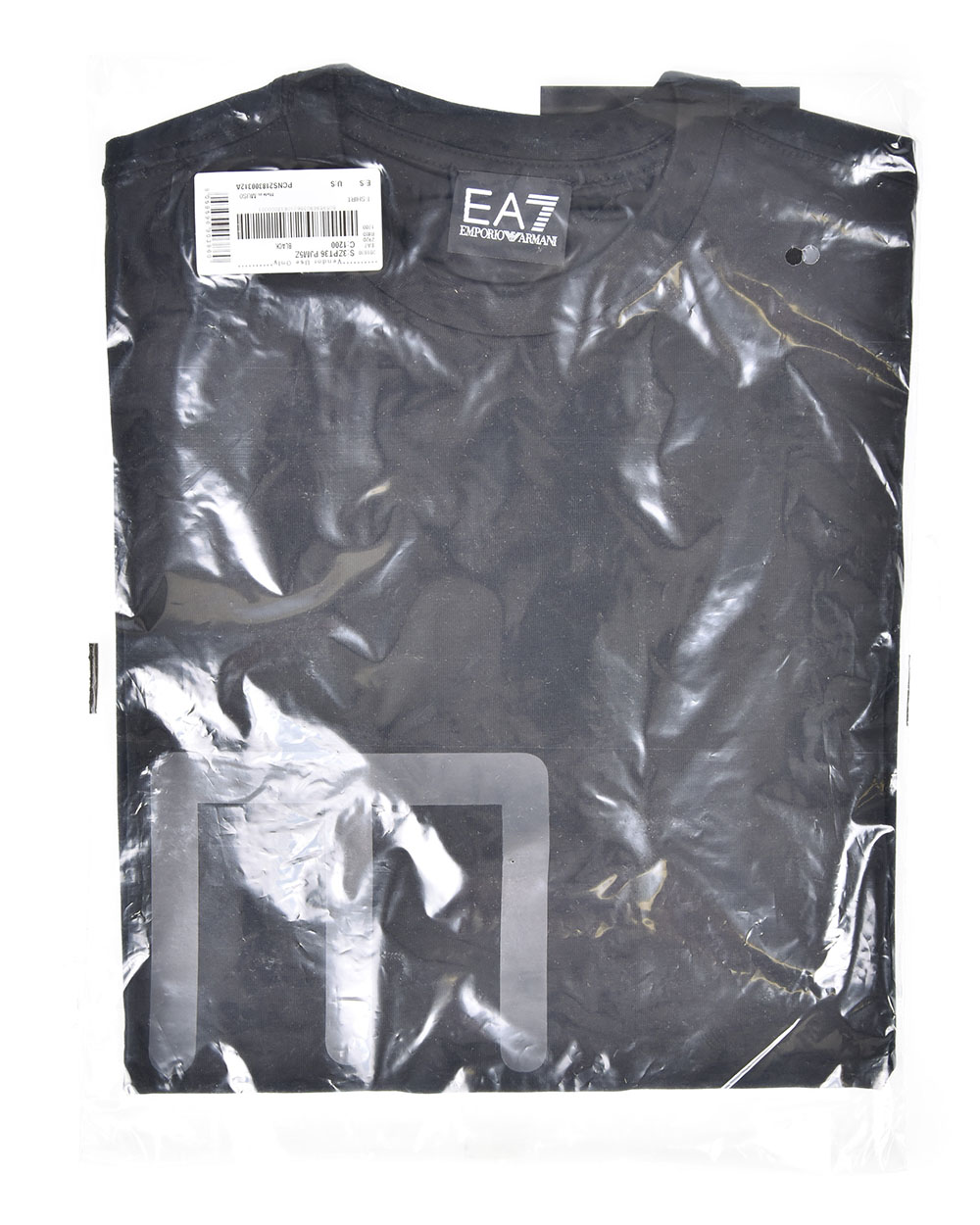 Emporio Armani EA7 T-Shirt Sweatshirt Man Black 3ZPT36PJM5Z