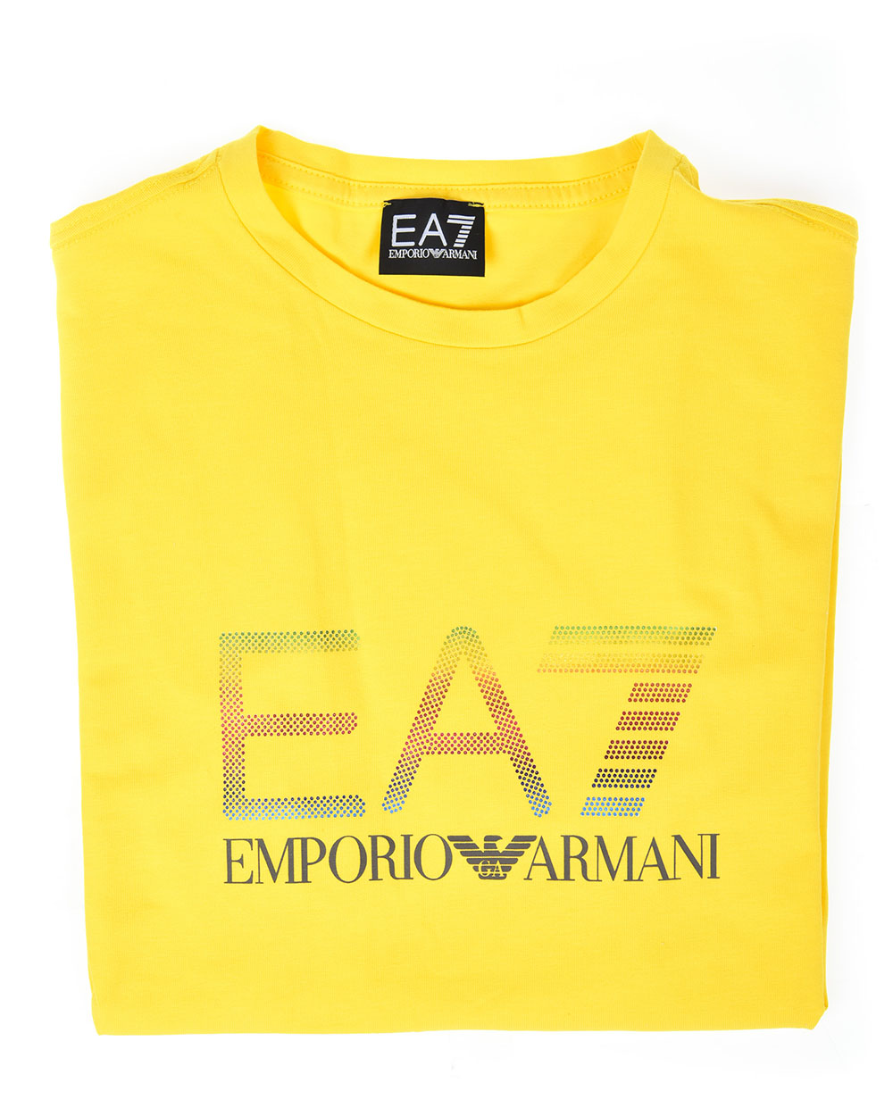 新版 Emporio Armani EA7 T-Shirt Man Yellow 3ZPT41PJ18Z 1630 Sz 時計