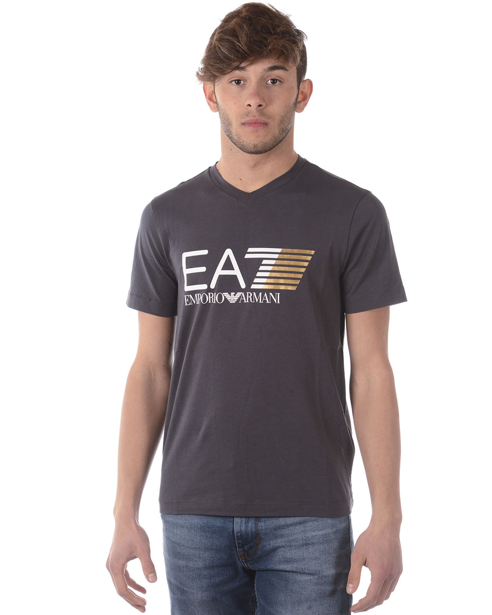 Emporio Armani EA7 T-Shirt Sweatshirt Man Grey 3ZPT63PJ03Z 1994 Sz