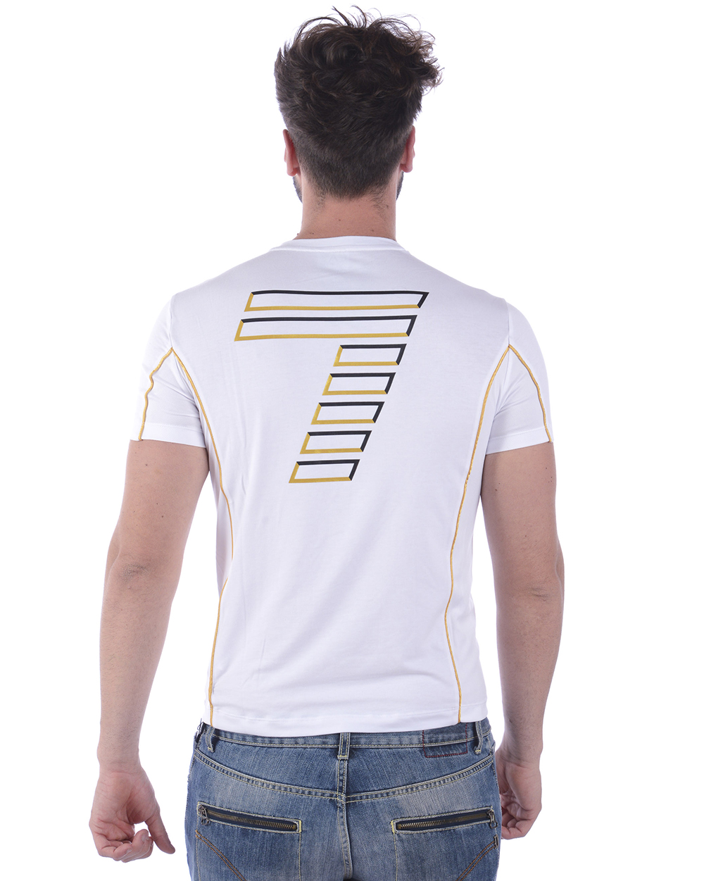 Emporio Armani EA7 T-Shirt Sweatshirt Man White 3ZPTA4PJL2Z
