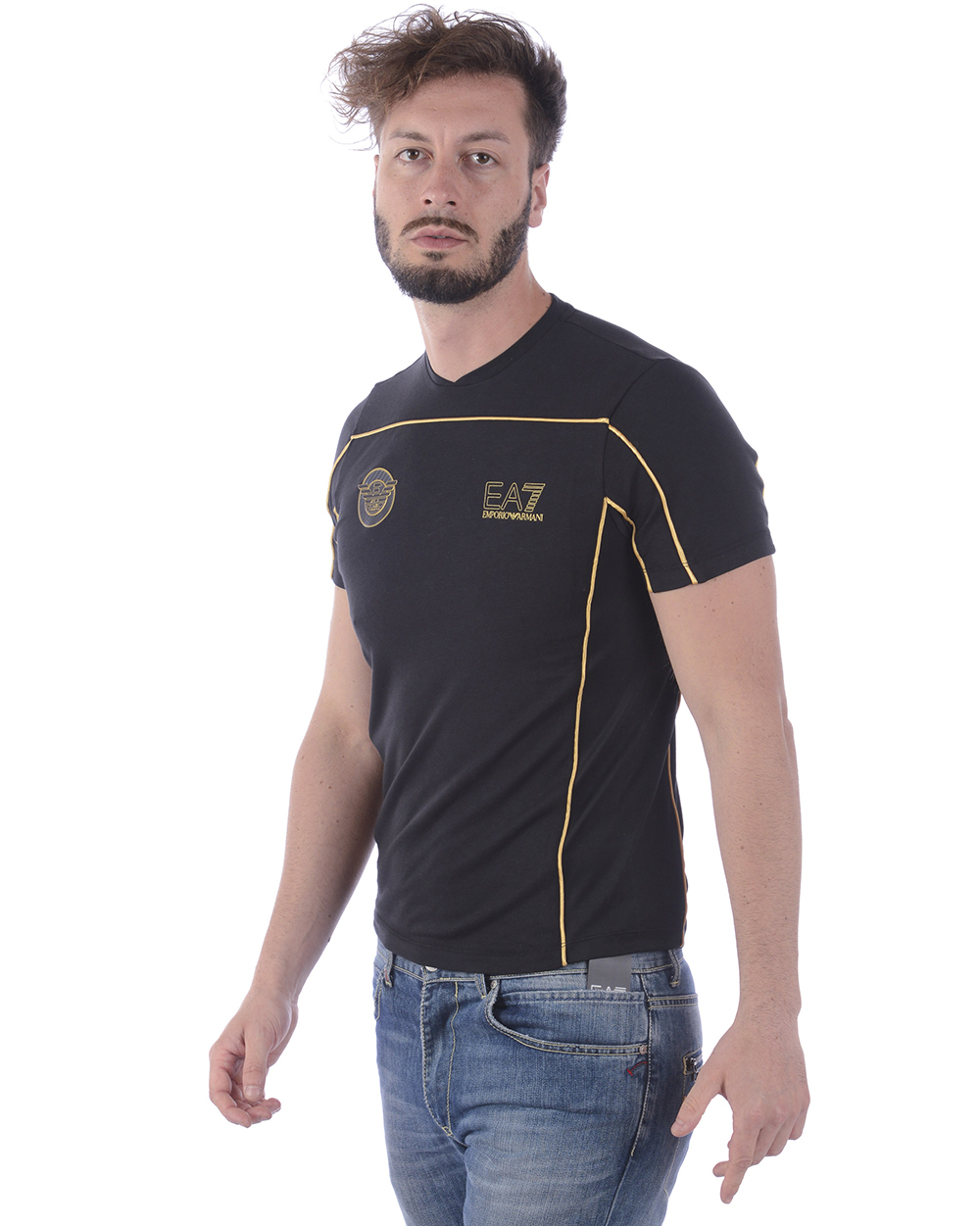 t shirt armani jeans nera